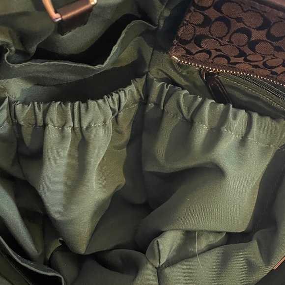 Coach Vintage Black Coach Diaper Bag or Large Work Bag Gorgeous Condition - Picture 5 of 11